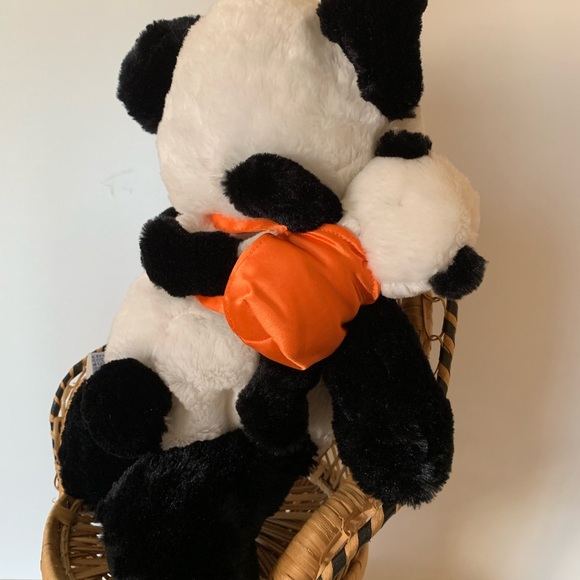 Hugfun Plush Panda Bear Mom and Baby 16” - Picture 7 of 9